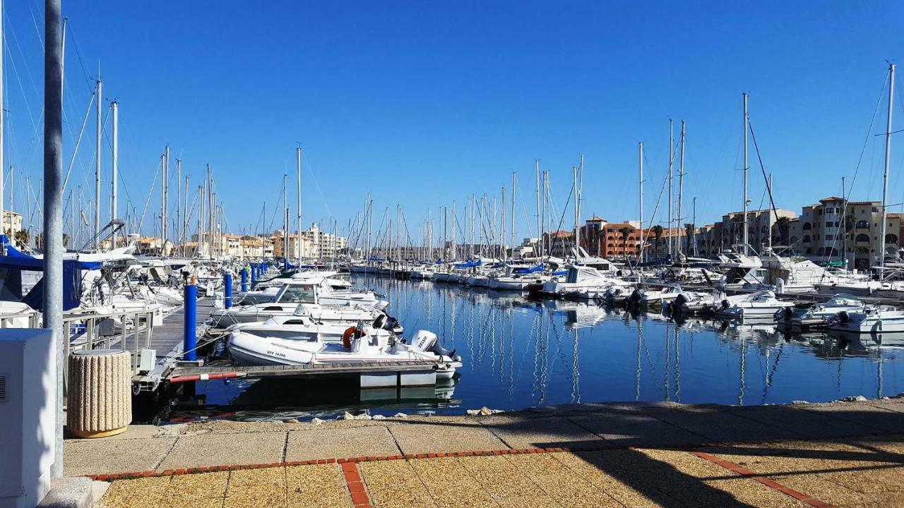 le soleil bleu Villa Le Barcarès Eksteriør bilde